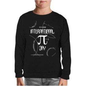Resim Matematik - Pi 8 Siyah Çocuk Sweatshirt Siyah 