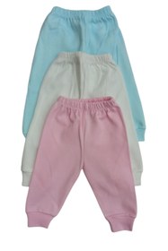 Resim bebedino Patiksiz Alt Pijama Ayaksız 3 Lü Paket 