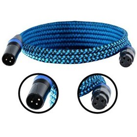 Resim Maxword MXLR-3M Yüksek Kaliteli XLR TO XLR 3 MT Mikrofon Kablosu 