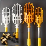 Resim 1 Adet Meyve Toplayıcı Sepeti - Mango, Şeftali, Armut, Kiraz, Kivi, Limon, Yaban Mersini için Bahçe & Bağ Hasat Aleti - Uzun Saplı Meyve Yakalama Küreği, Ağaç Meyvesi Toplayıcı (Sıkıştırma Çubukları Hariç) 