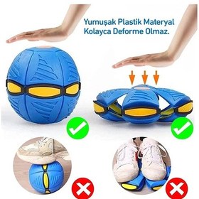 Resim Romingo Işıklı Zıplayan Frizbi Evcil Hayvan Topu 