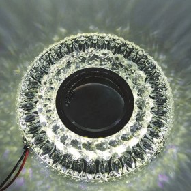Resim Cata CT-6583 Kristal LED Çerçeveli Günışığı Cam Spot Armatür Hanımeli 