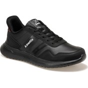 Resim Kinetix 100536604 Arina Pu Erkek Spor Ayakkabı Siyah - Kırmızı 