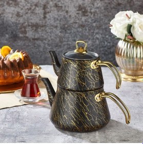 Resim Elegance Granit Mega Boy Çaydanlık 