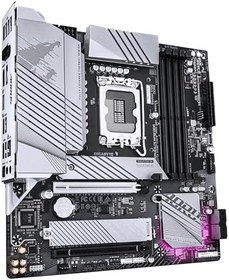 Resim GIGABYTE B760M AORUS ELITE WIFI6E LGA1700 DDR5 7600MHz(OC) PCIe 5.0 Çift M.2 NVMe WiFi 6E 2.5GbE LAN mATX Anakart 