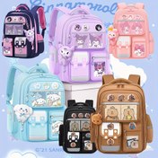 Resim 1 adet, Sevimli Capybara Cinnamoroll Kuromi Melody Tasarımı, Oxford Sırt Çantası, Hafif, Ayarlanabilir Askılar, Çoklu Bölmeler Dayanıklı, Yansıtıcı Şeritler, Elde Yıkanabilir, Okul Sırt Çantası, Noel Yeni Yıl Doğum Günü için Hediye 