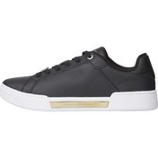 Resim Tommy Hilfiger Court Cupsole Kadın Sneaker Siyah 