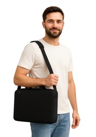 Resim Çantachım Laptop Çantası 15.6'' İnç Evrak Çanta Tüm Markalarla Uyumlu Siyah 