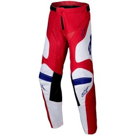 Resim Alpinestars Youth Racer Veil Off-Road Pantolonu Kırmızı Beyaz 