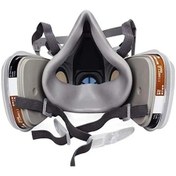 Resim Model 6200 Yarım Yüz Maskesi Filtre Toz Maskesi Kiti 