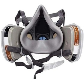 Resim Model 6200 Yarım Yüz Maskesi Filtre Toz Maskesi Kiti 