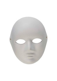 Resim Maske Karton Küçük Yüz Boyanabilir 22 x 17 CM 12 adet 