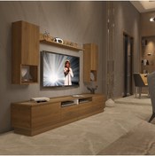 Resim Decoraktiv Trendstyle 5220das Mdf Tv Ünitesi Tv Sehpası - Naturel Pera 