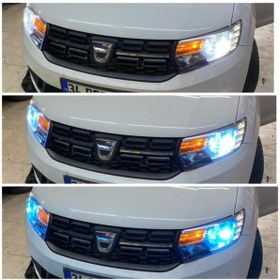 Resim Genel Markalar H1 - 3 Renk Xenon Şimşek Etkili 3 Renk Deli Mavi - Sarı- Kristal Beyaz Led Zenon Led Xenon 