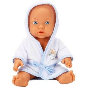 Resim Sunman Bebelou Banyo Zamanı Bebek Seti 35 Cm. - Mavi 