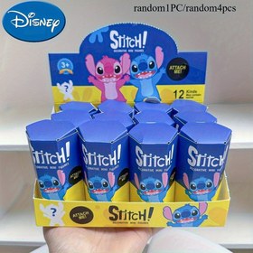 Resim Rastgele 1 adet / Rastgele 4 adet Disney Stitch Sürpriz Parti Gizem Kutusu - Rastgele Sürpriz Koleksiyon Figürleri Arabalar, Bilgisayar Monitörleri ve Ev Dekorasyonu için | Sevimli Karikatür Bebek Tasarımı | Arkadaşlar için İdeal Hediye | PVC Malzeme, Anime Teması, Anime Aksesuarları 