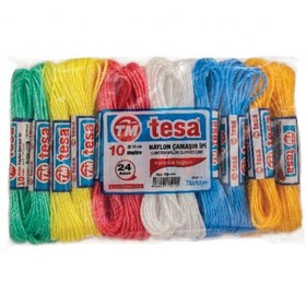 Resim Fixport Temsan 20 Metre Naylon Çamaşır İpi 24'lü 