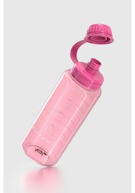 Resim Renga Ege Yazı Desenli 1000 Ml Tritan Matara 912141 Fuşya Fuşya 