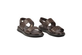 Resim Pierre Cardin Kahve Lastikli Hafif Erkek Günlük Sandalet PC-7334 M 