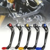 Resim Araba Koruyucu 250nk Elektrikli Motosiklet Evrensel Motosiklet Fren Direksiyon Blok Koruma Direği Kornası Koruyucu Direksiyon Koruyucu Direk 