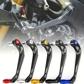 Resim Araba Koruyucu 250nk Elektrikli Motosiklet Evrensel Motosiklet Fren Direksiyon Blok Koruma Direği Kornası Koruyucu Direksiyon Koruyucu Direk 