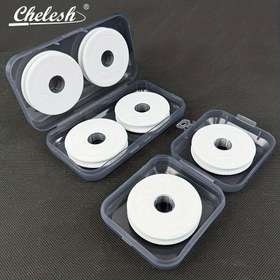 Resim Chelesh 2/4 Makara Siyah Gri Olta İpi Saklama Kutusu, Olta Kancası Saklama Kutusu, Kurşun Ağırlık Deliği Yüksek Sertlik EVA Köpük Makara, Olta Ekipmanları Küçük Aksesuarlar, Sarma Aracı, Olta Kancası Saklama Aracı 