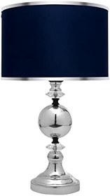 Resim MİNİMAL E-TİCARET & BİLGİ TEKNOLOJİLERİ Omega Silver Chrome Abajur 