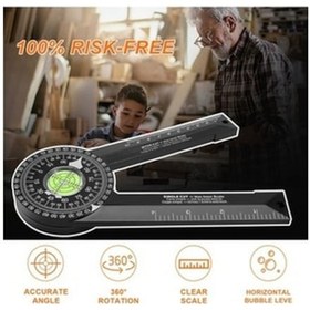 Resim Zcjb Yatay Testere Açı Ölçer 360 İç/dış Profesyonel Çevre Dostu Malzemeler Mükemmel Eşleşme Yabancı 