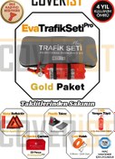 Resim COVERİST Eva Trafik Seti Plus - 1 KG Yangın Tüpü - 4 Yıllık - Gri - Gold Paket 