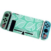 Resim Jzcat Nintendo Switch Bölünmüş Kılıf Oyun Teması Renkli Kılıf Sert Kılıf-a150 