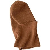 Resim Örgü Balaklava Kapşonlu Şapka Atkı Kayak Balaklava Bisiklet Balaklava Boyunluk Kahve Diğer 