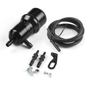 Resim Siyah Evrensel Ayarlanabilir Alüminyum Manuel Turbo Boost Kontrol Vanası Kiti Araba Türbin Regülatörü Basınç 