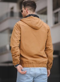 Resim Antonin Bel ve Kol Lastikli Slim Fit Erkek Mevsimlik Mont Yağmurluk - SIYAH / L 