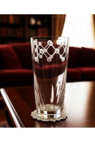 Resim Paşabahçe Lale Holiday Özel Dekor Soğuk Kesme Rakı Bardağı Tekli Premium Cam 
