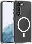 Resim Galaxy S23 Kılıf Tacsafe Wireless Kablosuz Şarj Silikon 