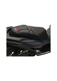 Resim GP Kompozit Honda PCX 125 / 150 2014-2025 Uyumlu Fileli Motosiklet Konfor Sele Kılıfı Siyah 