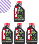 Resim Motul 5100 10w50 Motorsiklet Yağı 4 Litre 