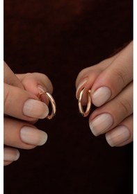 Resim 925 Ayar 15 Mm Halka Küpe Kadın Gümüş Küpe 