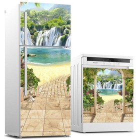 Resim Buzdolabı Ve Bulaşık Makinası Beyaz Eşya Sticker Kaplama Ütopya 