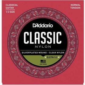Resim D'Addario EJ27N Normal Tension Klasik Gitar Teli ( 1/2 Boyut ) 