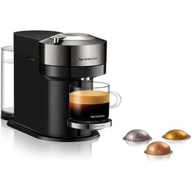 Resim Nespresso Vertuo Next C Premium Black Kapsül Kahve Makinesi Siyah - Gümüş 