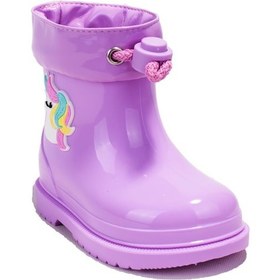 Resim İgor W10253 Bimbi Unicornio Lila Ortopedik Kız Çocuk Yağmur Çizme 001 