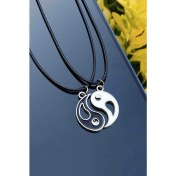 Resim Trend Collection 2 Adet Ying Yang Kolye Best Friends Arkadaşlık Kolye 