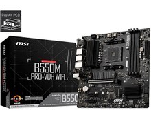 Resim B550M PRO-VDH WIFI AMD B550 4400 MHz DDR4 AM4 M.2 HDMI DP VGA MATX Anakart MSI