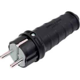 Resim Aesco Mey Ithalat® Kauçuk 1 x 16 A Topraklı Erkek Fiş 220V 
