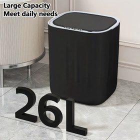 Resim Büyük Kapasiteli Mutfak ve Banyo Çöp Kutusu | ABS Kalınlaştırılmış Kova Gövdesi, Sağlam ve Aşınmaya Dayanıklı | Kuru Pil Gücü | Üç Yeni Kullanım Modu | Aileler ve Çok Kişilik Ofisler İçin Uygun. Noel ve Cadılar Bayramı Ev Dekorasyonu, Otomatik Çöp Kutusu, Çöp Kutusu Mutfak, Çöp Kutusu Banyo, Çöp Kutusu Mutfak, Ofis Atık Yönetimi, Ev Atık Yönetimi, Modern Çöp Kutusu, Şık Çöp Kutusu, Yüksek Kaliteli Malzeme, Dayanıklı Yapı, Akıllı Çöp Kutusu, Dokunmatik Çöp Kutusu, Ofis Kullanıcıları 