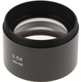 Resim Homyl 0.5x Barlow Aux Objektif Lens Için Stereo Mikroskop 1-7/8 Tarif Edildiği Gibi 