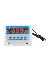 Resim Createtech Termostat Termometreler Soğutma Sıcaklık Sı Renkli Lemestar Led Kontrol Isıtma Dijital Çok Cihazı Akıllı 30a/dc12v Od 