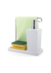 Resim Luna Mutfak Sıvı Sabunluk, Beyaz Siyah 