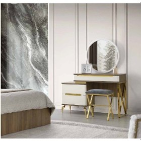 Resim Aby Meşe - Ekru Hazal Yatak Odası Takımı 